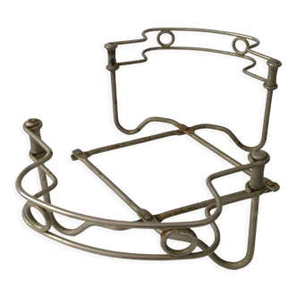 Porte plat télescopique en acier vintage