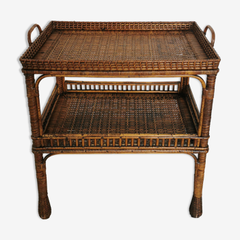 Rattan service early 20th century
