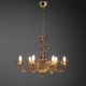 Venetian blown glass chandelier - Mid-20th century Murano