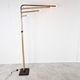 Adjustable floor lamps by Goffredo Reggiani in Brass, Italy, 1970