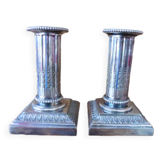 Pair of candlesticks xix ème cailar gayard style louis xvi