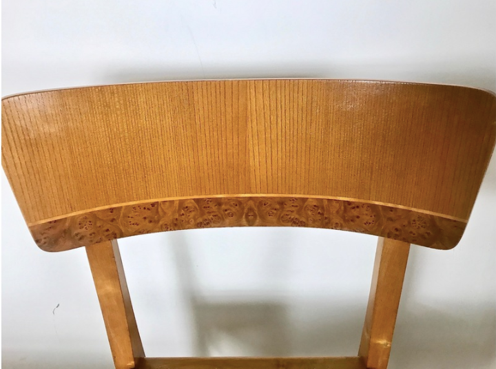 Set of 4 chairs art deco, 1950