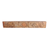18th century carved wooden pediment