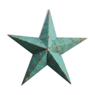 Etoile amish petit modèle 30 cm verte