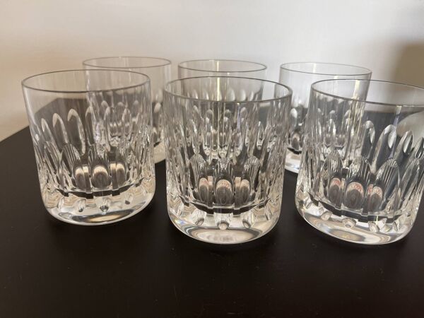 6 Verre à whisky cristal Saint Louis