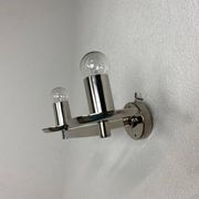 Large Bauhaus chandelier with two wall sconces.