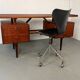 Mid-century Danish teak desk attributed to Louis van Teeffelen for Wébé, 1950s