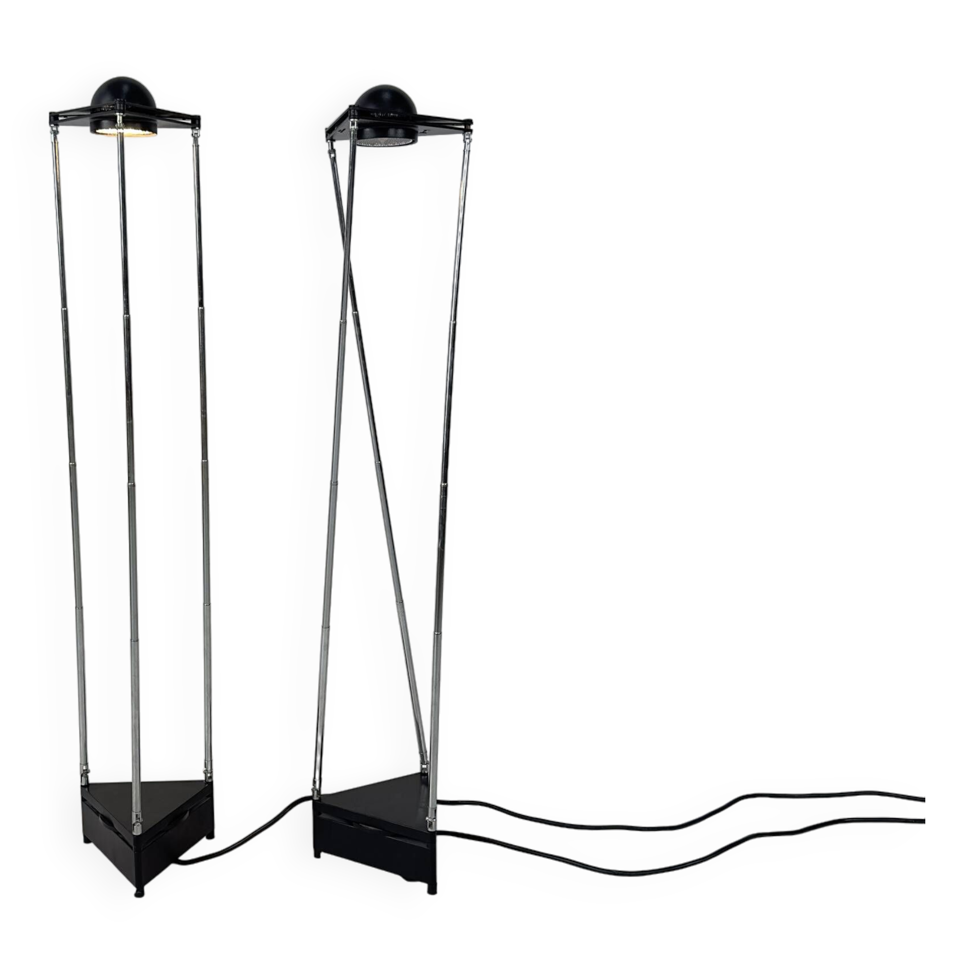 Set of 2 Kandido Lamps by F.A. Porsche for Luci Italy, 1980s