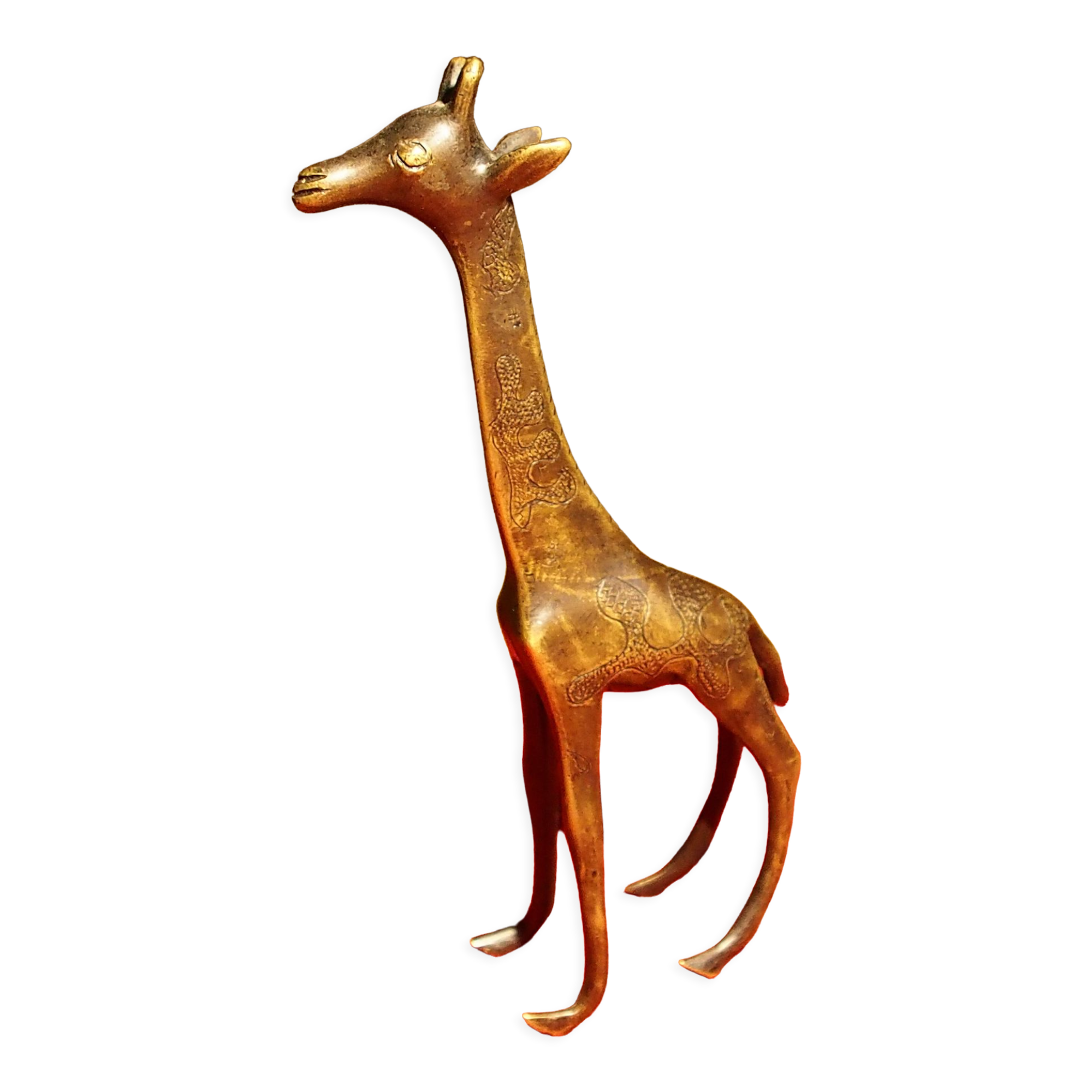 Brass giraffe