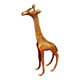 Brass giraffe