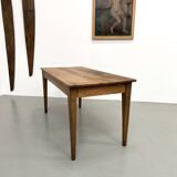 Restored pine farmhouse table