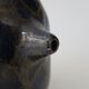 Vase en céramique bleue 1950