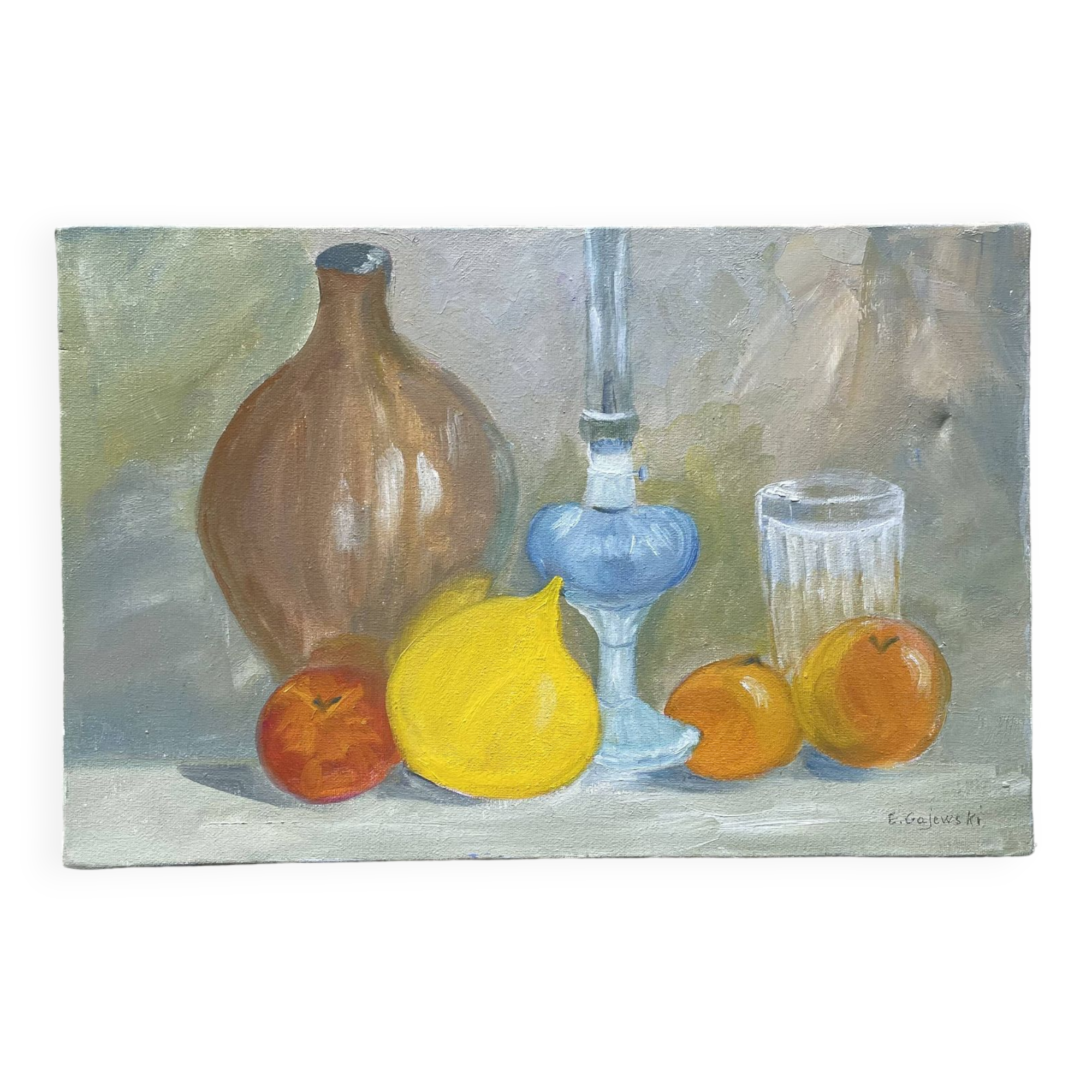 Still life signed E. Gajewski