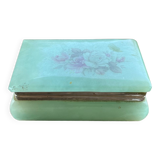 Rectangular hard stone box