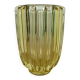 Vase art déco Pierre d’Avesn jaune