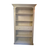Bibliothèque en bois blanche