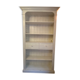 Bibliothèque en bois blanche