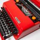 Typewriter Olivetti Valentine 1970