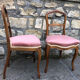 Paire de chaises de chambre 1920