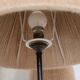 Black metal tripod floor lamp 1950