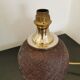 Glass lamp and day lamps in dried flowers