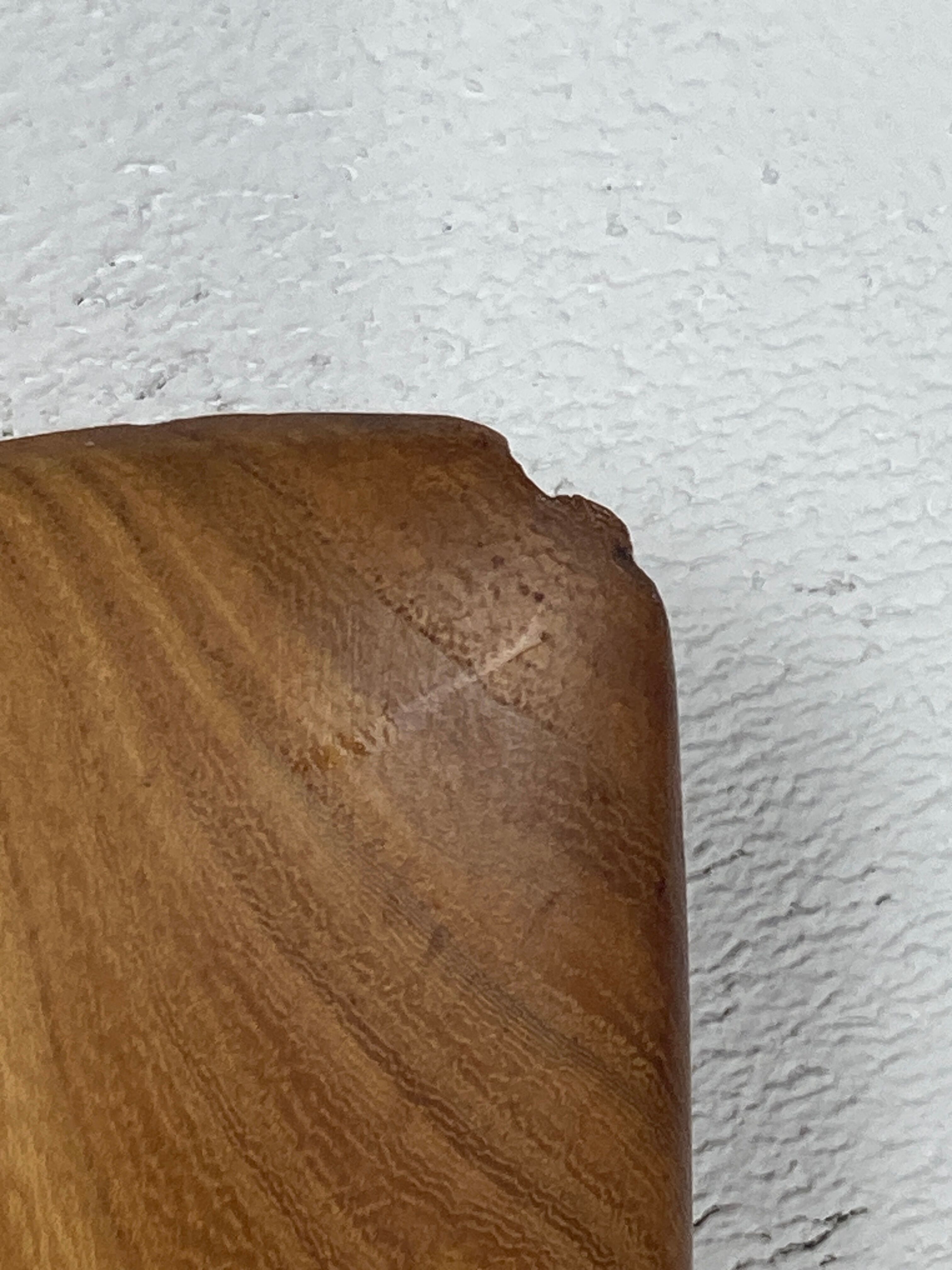 Freeform Irish elm mirror by Sheamus Malone 2001