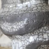 Sculptural raku vase