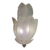 Wall Light Murano Glass Sand Color Italian Flowers by SimoEng