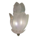 Wall Light Murano Glass Sand Color Italian Flowers by SimoEng