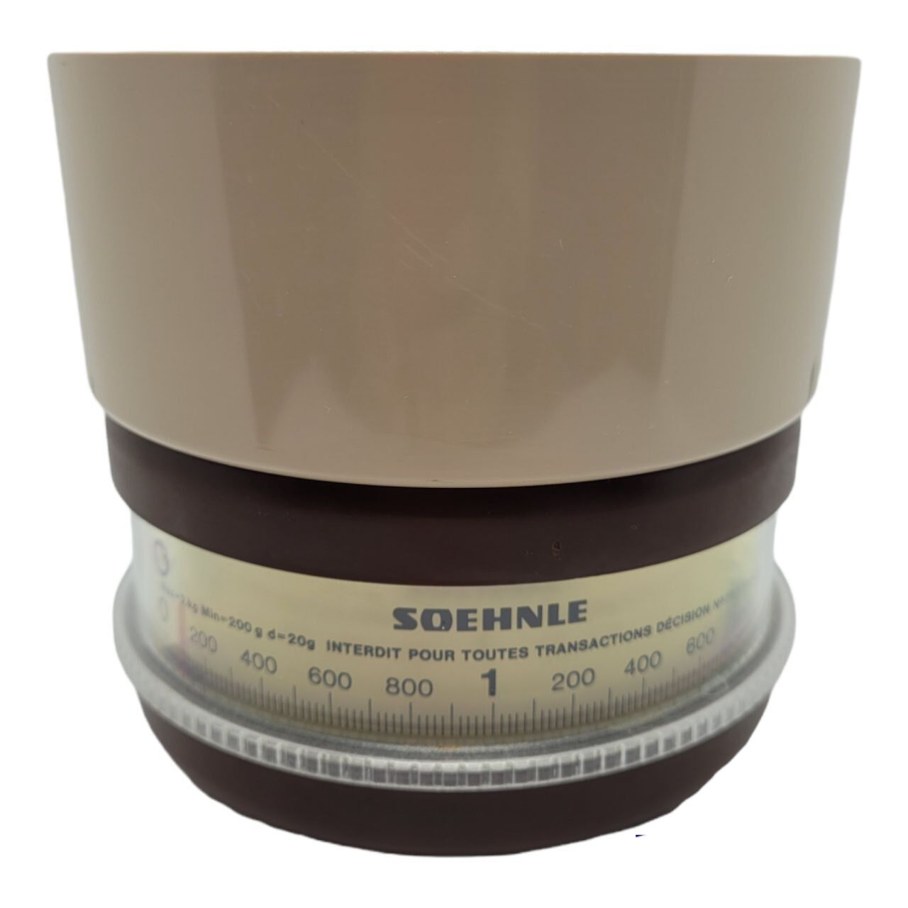 Balance de cuisine vintage Soehnle marron