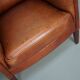 Vintage Dutch Leather Club Chairs, Set of 2