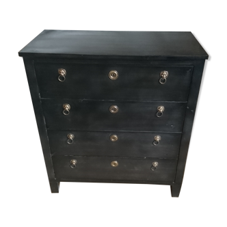 Metal chest of drawers empire style