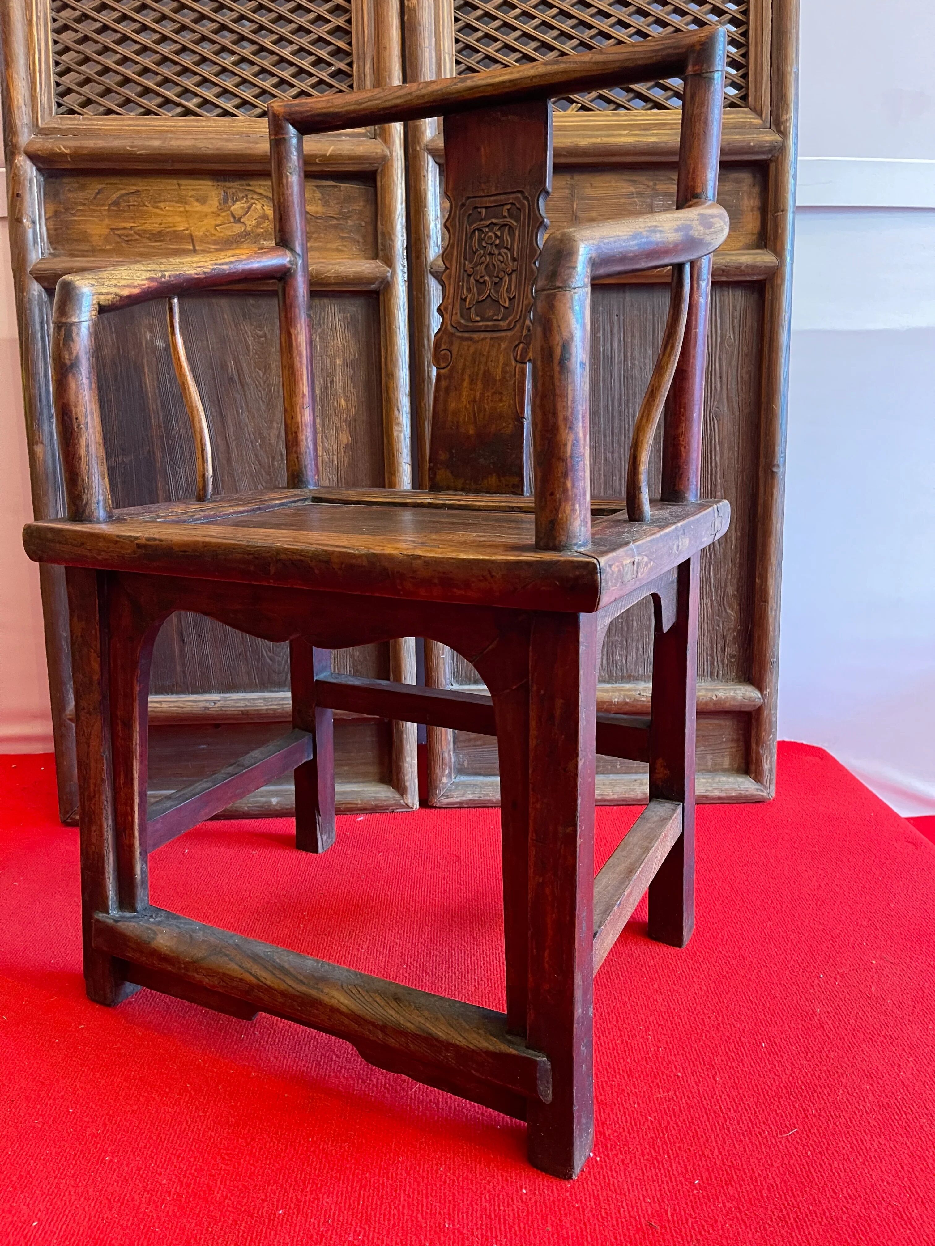 Antique Chinese armchair