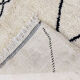 Tapis berbere marocain beni ourain 251x143cm