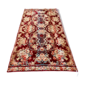 Tapis floral moiré 128x240 cm