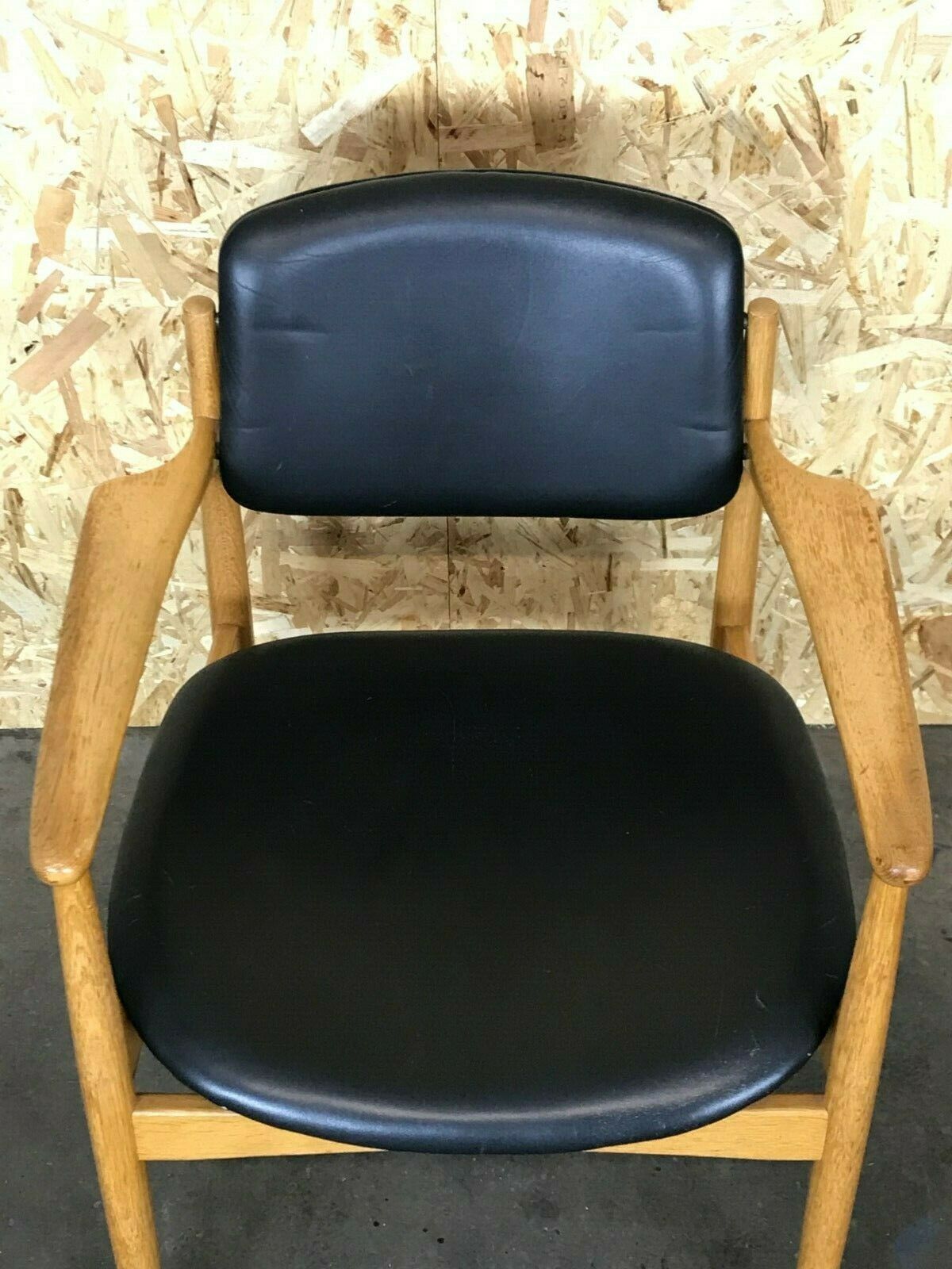 Danish armchair oak Eiche Denmark 60s