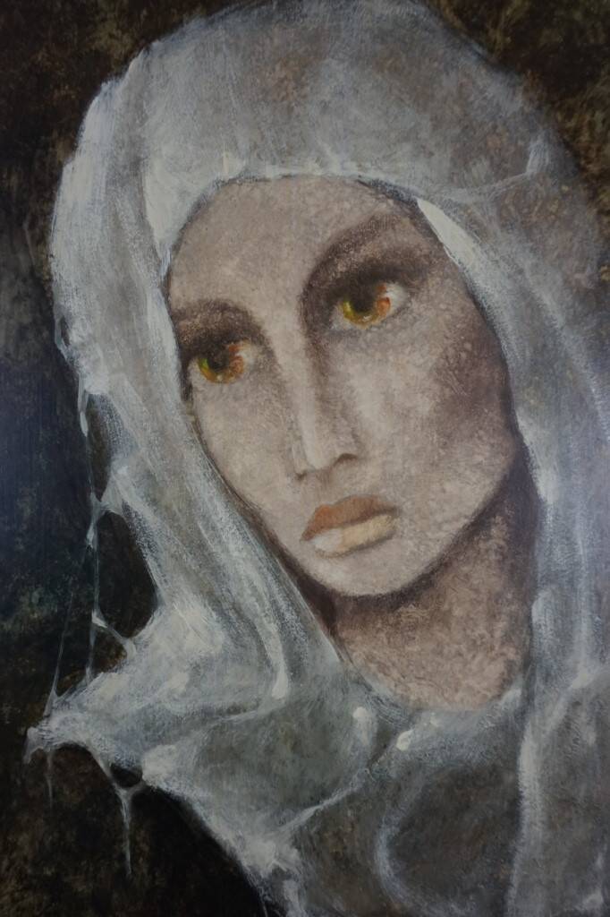 P.Petit. Portrait of the girl.