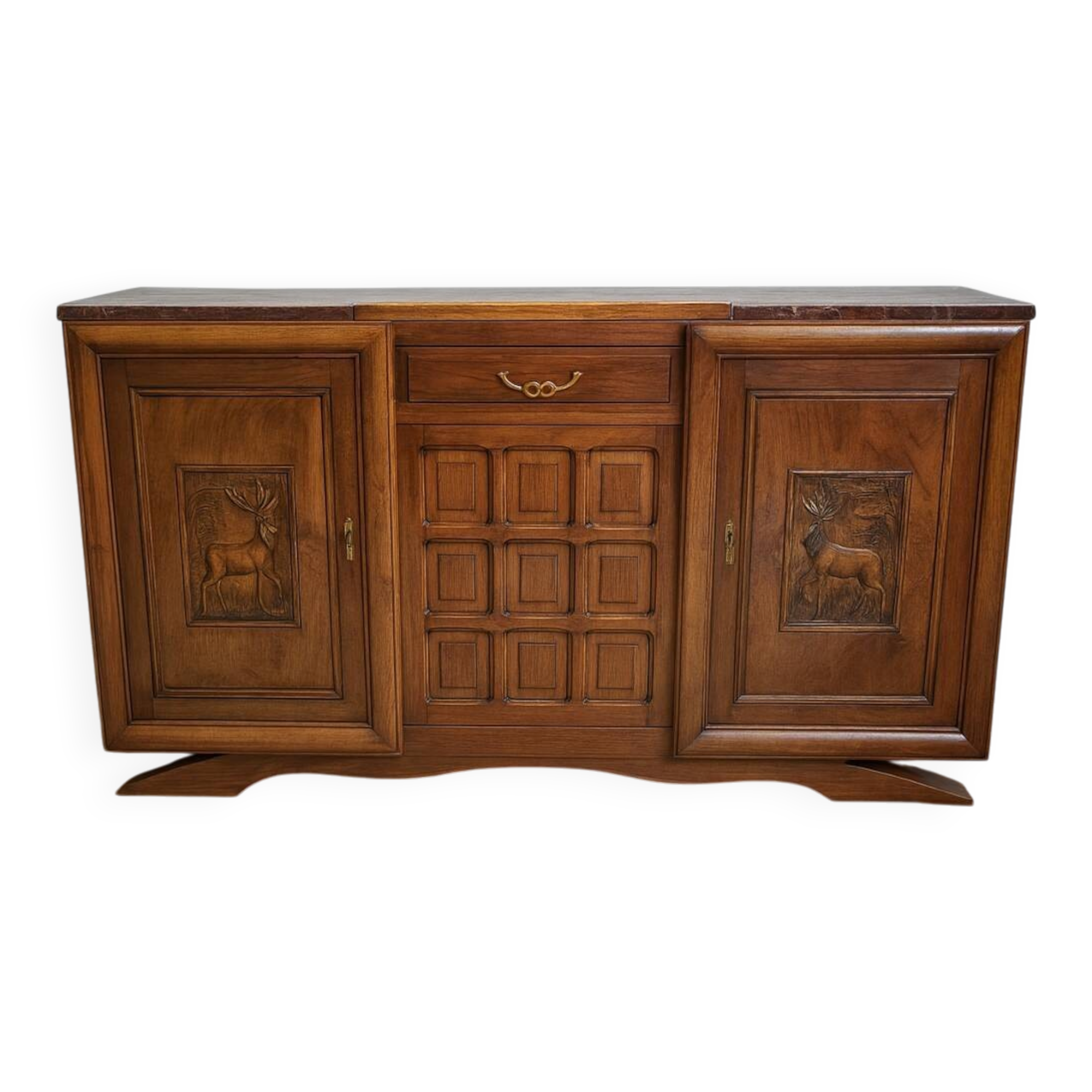 Art Deco sideboard in walnut