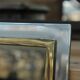 Chrome and brass mirror 1970