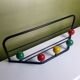 Cloakroom 5 coat hooks in colorful wood balls
