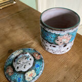 Small ceramic pot fat lava studios Vulcain France