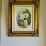 Classical painting gilded