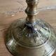 Five-branched brass candlestick