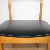 Set of 4 Scandinavian vintage chairs 70's