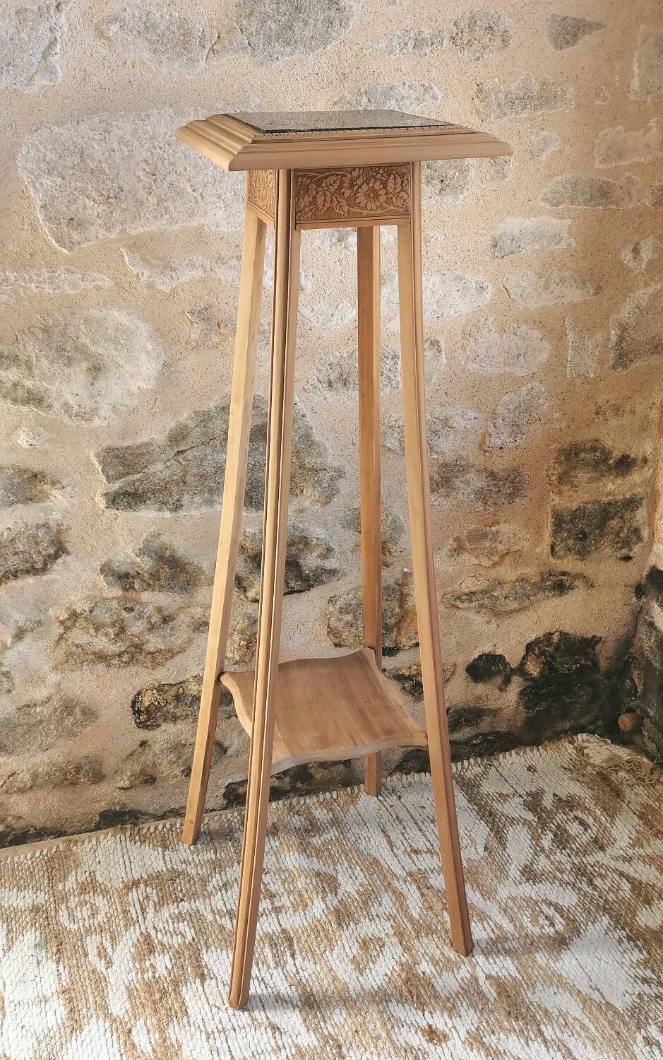 Art Deco tall plant stand