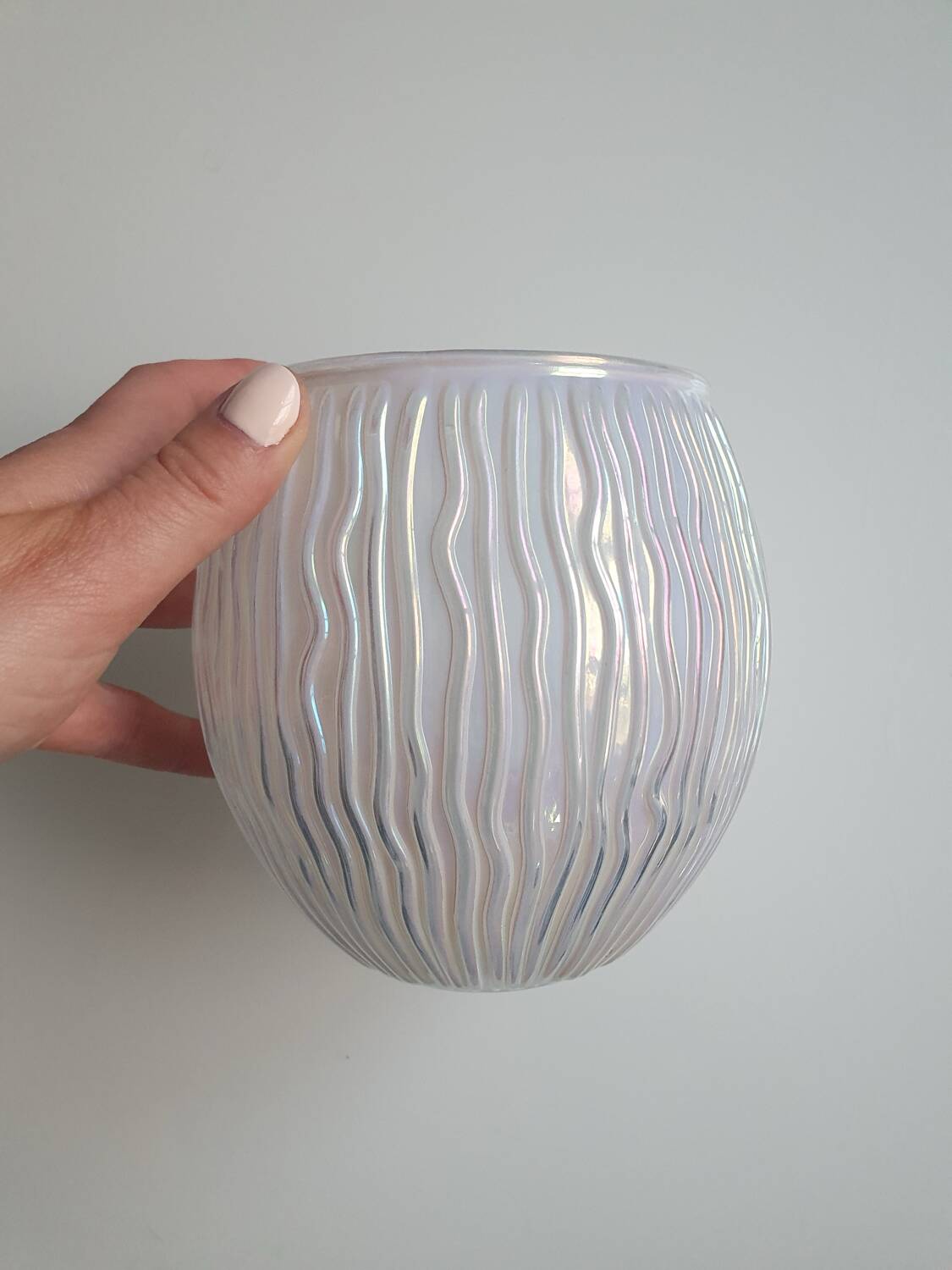 Iridescent vase
