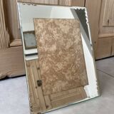 Beveled mirror photo frame 18 x 24cm 1940s