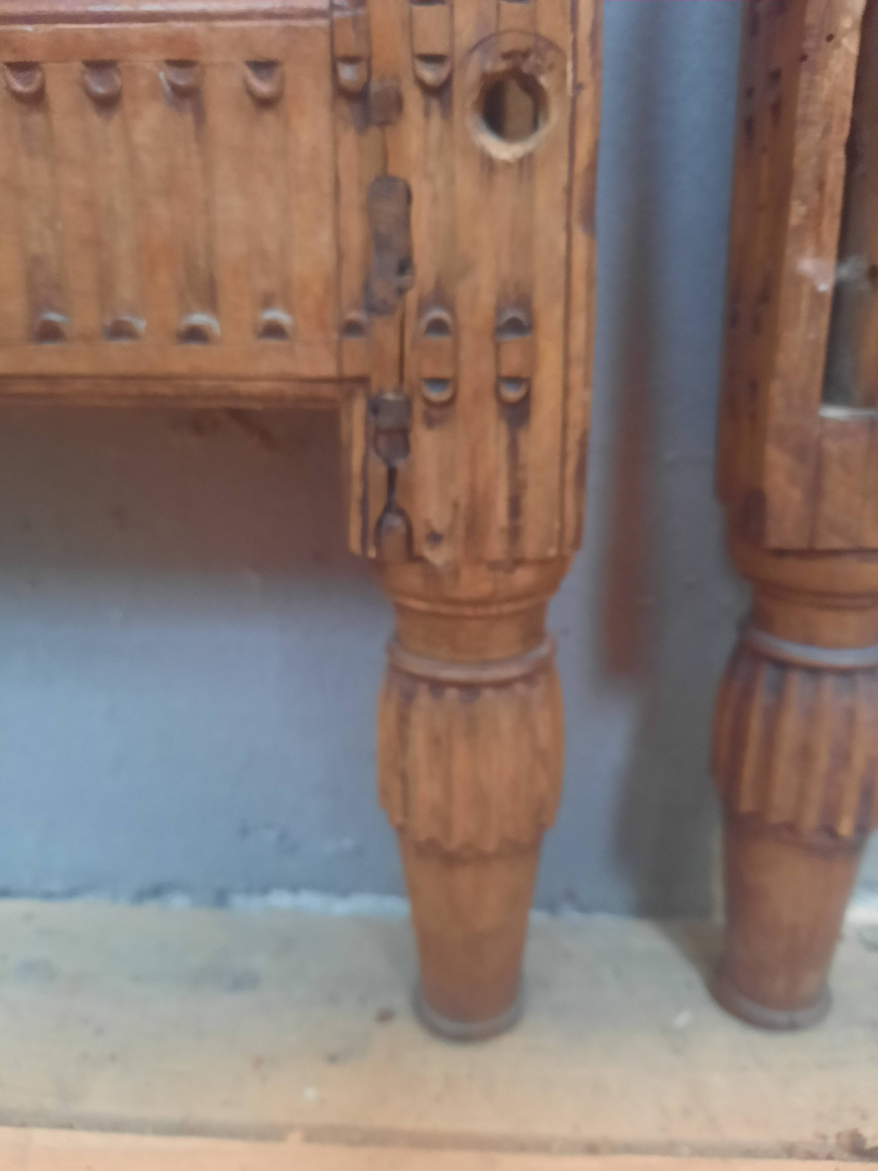 Pair of Louis XVI period headboards