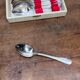 Dessert spoon box - silver metal