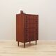 Teak chest of drawers, Danish design, 1970s, production: Denmark